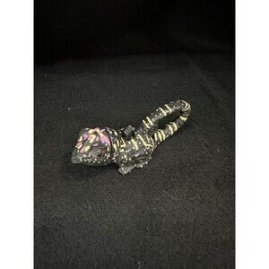 Novelty Toy Lizard, Key Chain Activates To Open Mouth And LED Light, 3.5”